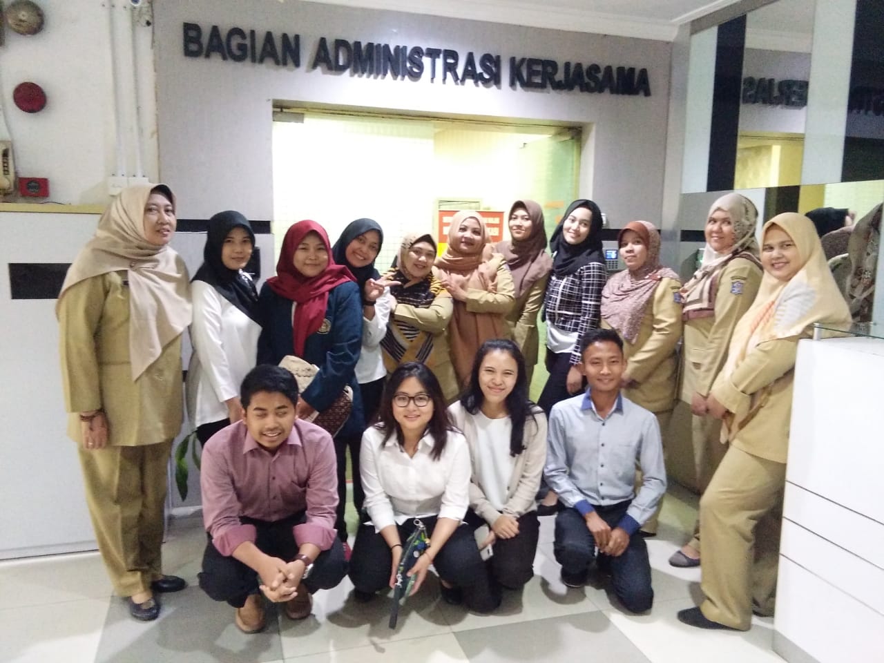 Taking picture with Surabaya City Government Staffs